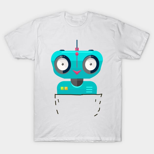 pocket robot T-Shirt by FromBerlinGift